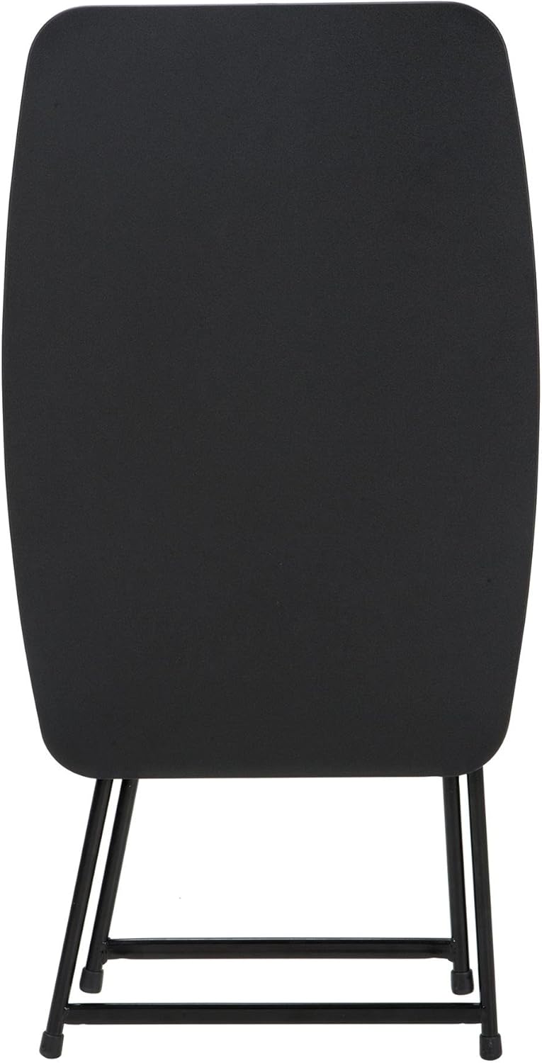 COSCO Multi-Purpose, Adjustable Height Personal Folding Activity Table, 2 Pack, Black